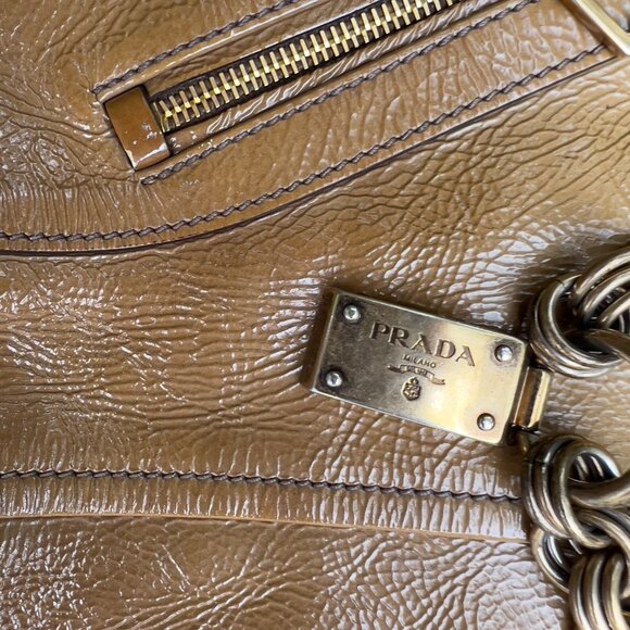 D0003 Prada purse with gold tone hardware - Picture 15 of 16